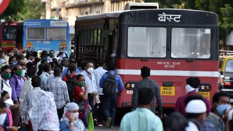 BMC ने बेस्ट के किराए में भारी बढ़ोतरी को मंजूरी दी; न्यूनतम बस किराया ₹5 से दोगुना होकर ₹10 हुआ BMC ने बेस्ट के किराए में भारी बढ़ोतरी को मंजूरी दी; न्यूनतम बस किराया ₹5 से दोगुना होकर ₹10 हुआ