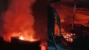 Jammu -Kashmir: शोपियां में आग की तबाही, 3 घर और 3 दुकानें राख Jammu -Kashmir: शोपियां में आग की तबाही, 3 घर और 3 दुकानें राख
