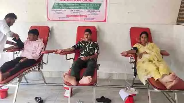 Pahalgam पीड़ितों को श्रद्धांजलि देने के लिए 60 लोगों ने किया रक्तदान Pahalgam पीड़ितों को श्रद्धांजलि देने के लिए 60 लोगों ने किया रक्तदान