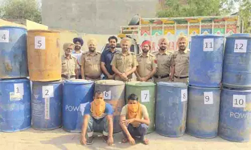 Sangrur police ने 2,240 लीटर चोरी किया हुआ इथेनॉल जब्त किया