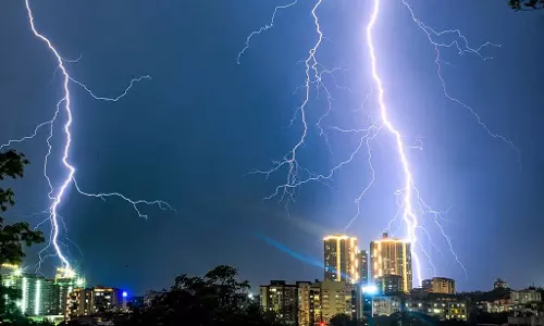 राज्य में भारी बारिश: बिजली गिरने से तीन लोगों की मौत