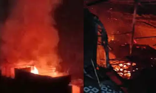 Jammu -Kashmir: शोपियां में आग की तबाही, 3 घर और 3 दुकानें राख