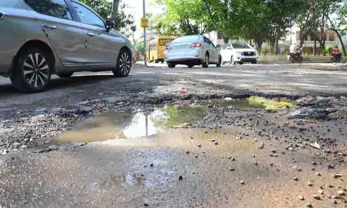Jalandhar: श्मशान घाट के पास मॉडल टाउन की सड़क पर गड्ढे, यात्रियों को परेशानी