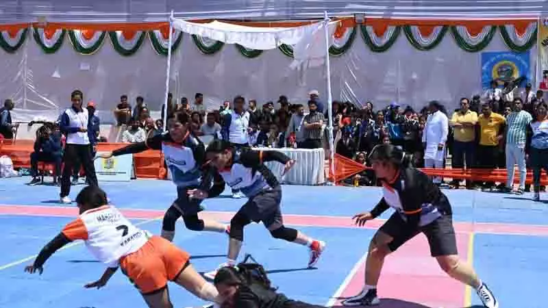 HPSEBL की महिलाओं ने राष्ट्रीय खेल प्रतियोगिता में अपनी छाप छोड़ी HPSEBL की महिलाओं ने राष्ट्रीय खेल प्रतियोगिता में अपनी छाप छोड़ी