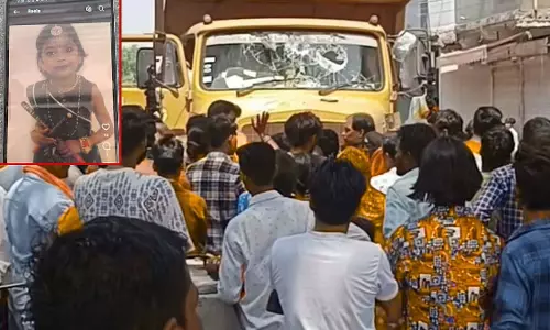 साइकिल चला रही बच्ची को इंदौर नगर निगम के डंपर ने रौंदा; शव दो टुकड़ों में क्षत-विक्षत