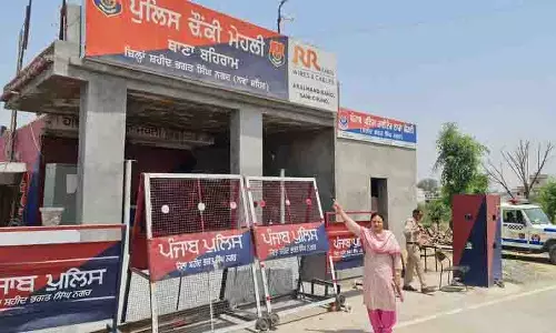 NHAI की जमीन पर मेहली पुलिस चौकी