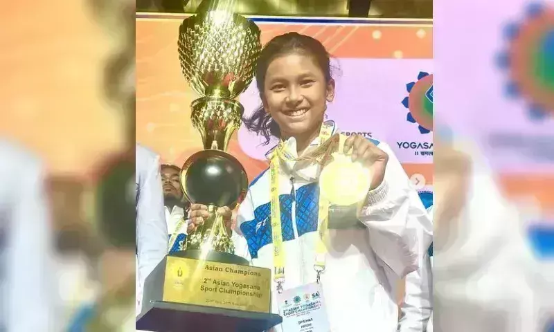 Assam की प्रतिभाशाली स्प्रिहा कश्यप ने एशियाई योगासन चैम्पियनशिप में दोहरा स्वर्ण पदक जीता