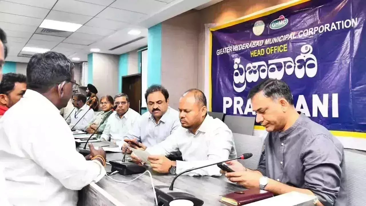 Telangana: जीएचएमसी को प्रजावाणी में 180 आवेदन प्राप्त हुए