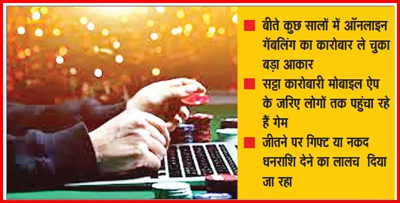 ऑनलाइन गेंबलिंग के जाल में फंसे युवा ऑनलाइन गेंबलिंग के जाल में फंसे युवा