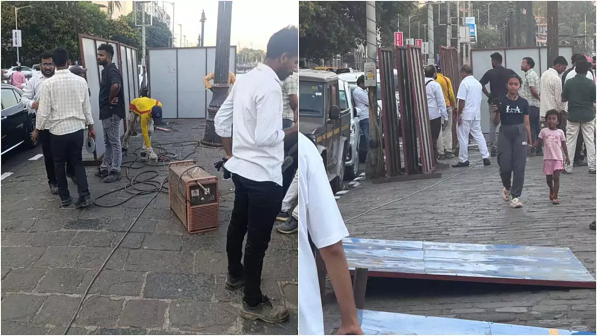 MMB द्वारा वादा तोड़ने और VIP जेटी का काम फिर से शुरू करने पर कोलाबा निवासियों में रोष MMB द्वारा वादा तोड़ने और VIP जेटी का काम फिर से शुरू करने पर कोलाबा निवासियों में रोष