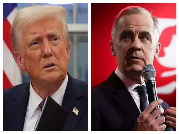 Trump ने चुनावी जीत पर कार्नी को बधाई दी; नेता व्यक्तिगत रूप से मिलने पर सहमत हुए Trump ने चुनावी जीत पर कार्नी को बधाई दी; नेता व्यक्तिगत रूप से मिलने पर सहमत हुए