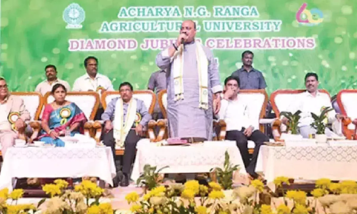 Andhra: कृषि में अनुसंधान की आवश्यकता पर बल दिया गया Andhra: कृषि में अनुसंधान की आवश्यकता पर बल दिया गया