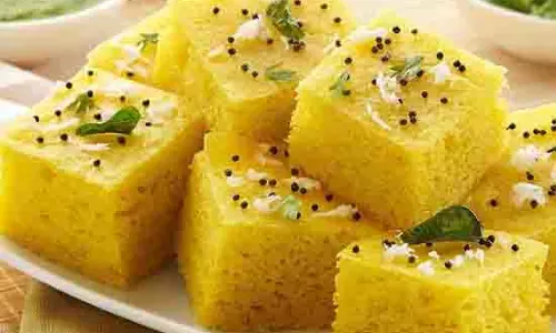 Besan Dhokla: बेसन का ढोकला हल्का और खाने में स्वादिष्ट Besan Dhokla: बेसन का ढोकला हल्का और खाने में स्वादिष्ट