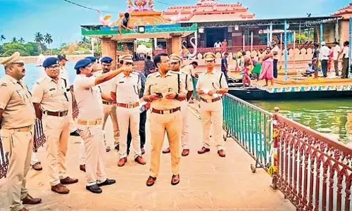 SP ने पुरी में सुरक्षा व्यवस्था का निरीक्षण किया