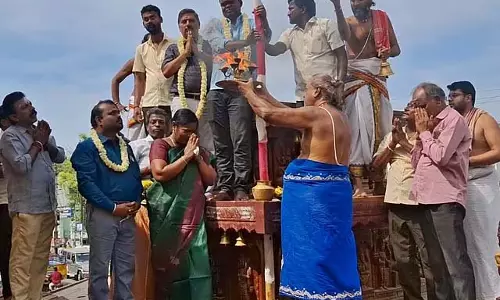 चिथिराई थेरोट्टम: तंजावुर बड़े मंदिर में बंधकाल मुहूर्तम