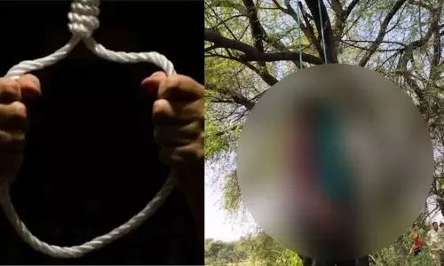 Farrukhabad: पेड़ से लटके मिले दंपती के शव, एक ही साड़ी से किया आत्मघात Farrukhabad: पेड़ से लटके मिले दंपती के शव, एक ही साड़ी से किया आत्मघात