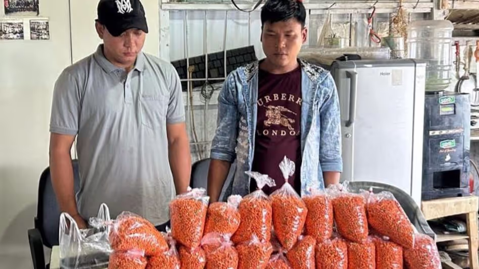 Mizoram पुलिस ने आइजोल में 6.17 करोड़ रुपये मूल्य की मेथ जब्त