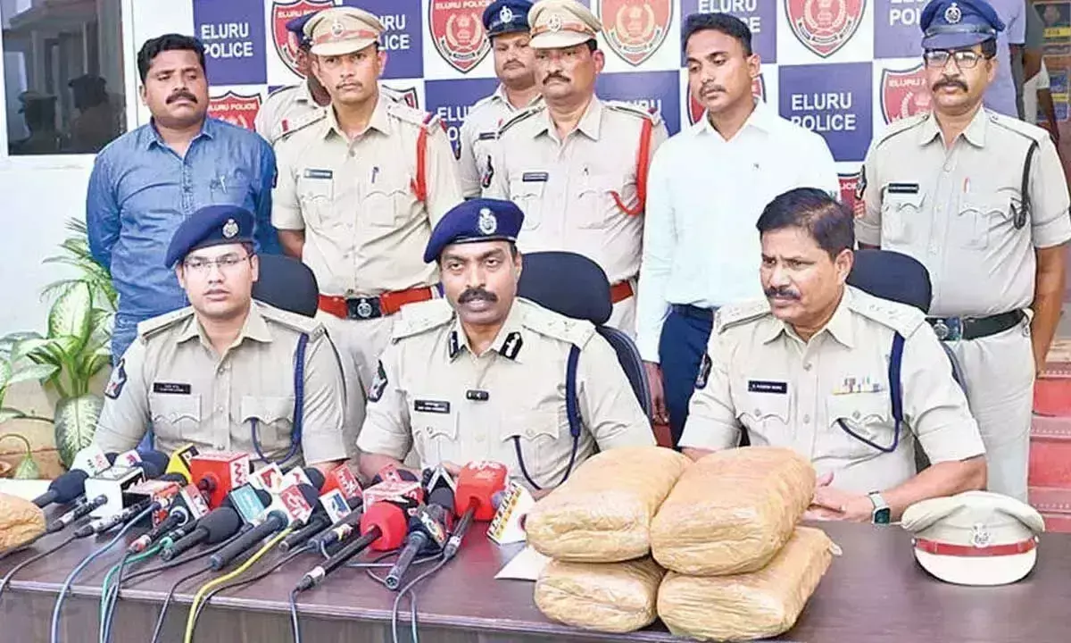Andhra: 5 लोग गिरफ्तार, 39.5 लाख रुपये का गांजा जब्त