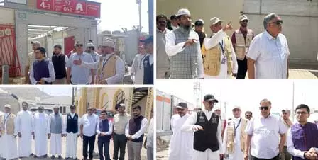 भारतीय राजदूत ने हज तैयारियों का लिया जायजा, सऊदी अरब में जायरीनों का स्वागत भारतीय राजदूत ने हज तैयारियों का लिया जायजा, सऊदी अरब में जायरीनों का स्वागत
