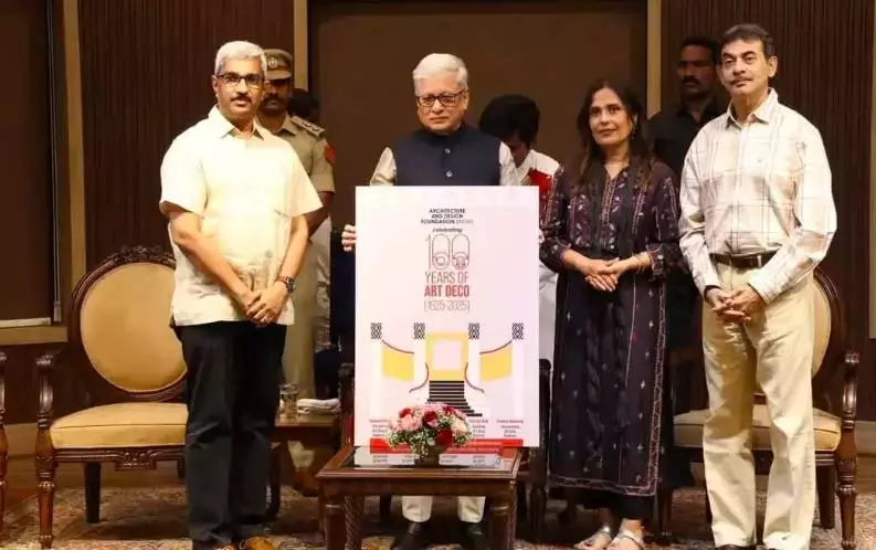 Telangana: राजभवन में आर्ट डेको वास्तुकला के 100 वर्ष पूरे होने का जश्न मनाया जा रहा Telangana: राजभवन में आर्ट डेको वास्तुकला के 100 वर्ष पूरे होने का जश्न मनाया जा रहा