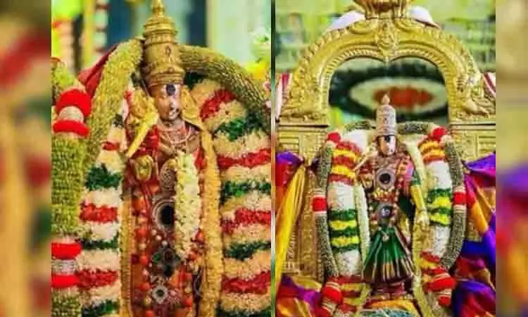 मदुरै में 8 मई को होने वाले ‘Meenakshi Kalyanam’ के लिए भारी सुरक्षा तैनाती मदुरै में 8 मई को होने वाले ‘Meenakshi Kalyanam’ के लिए भारी सुरक्षा तैनाती