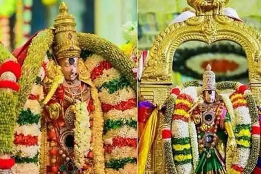 TN के मदुरै में 8 मई को होने वाले ‘मीनाक्षी कल्याणम’ के लिए भारी सुरक्षा व्यवस्था TN के मदुरै में 8 मई को होने वाले ‘मीनाक्षी कल्याणम’ के लिए भारी सुरक्षा व्यवस्था