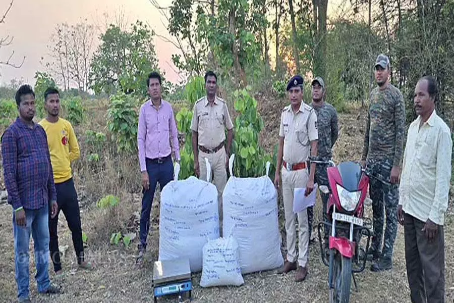 बौध में पुलिस ने 257 किलो गांजा और बाइक जब्त की बौध में पुलिस ने 257 किलो गांजा और बाइक जब्त की