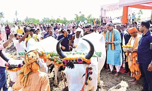 Odisha : मुख्यमंत्री ने खेत में देवी मां की पूजा-अर्चना की