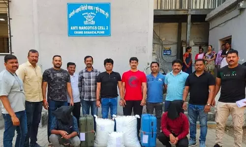 पुणे रेलवे स्टेशन पर ₹13 लाख से अधिक के 64 किलोग्राम गांजा के साथ चार गिरफ्तार