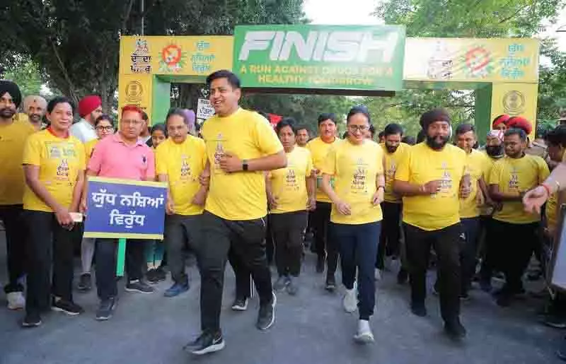 Nawanshahr में आज मैराथन का आयोजन Nawanshahr में आज मैराथन का आयोजन