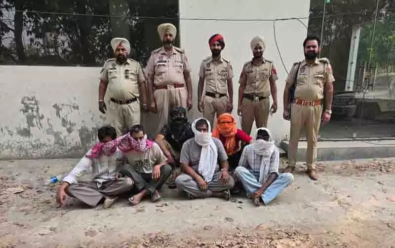 Amritsar: लुटेरों के गिरोह का भंडाफोड़, 6 गिरफ्तार Amritsar: लुटेरों के गिरोह का भंडाफोड़, 6 गिरफ्तार
