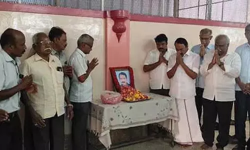 दिनमनी के दिवंगत पत्रकार यू. कुमार की स्मृति में गोपी में श्रद्धांजलि सभा आयोजित