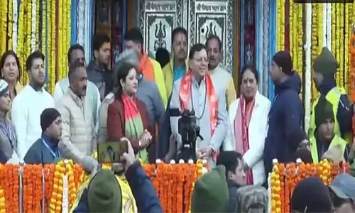 केदारनाथ के कपाट खुले; सीएम पुष्कर सिंह धामी ने श्रद्धालुओं का स्वागत किया