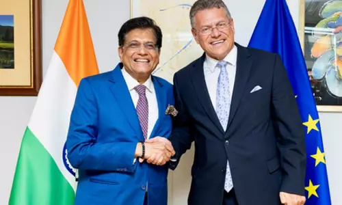भारत और यूरोपीय संघ 2025 के अंत तक मुक्त व्यापार समझौते पर हस्ताक्षर करने पर हुए सहमत भारत और यूरोपीय संघ 2025 के अंत तक मुक्त व्यापार समझौते पर हस्ताक्षर करने पर हुए सहमत