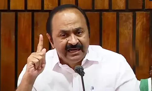 विझिनजाम विवाद: VD सतीशन ने कार्यक्रम में हिस्सा नहीं लिया विझिनजाम विवाद: VD सतीशन ने कार्यक्रम में हिस्सा नहीं लिया