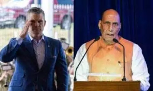India-Pak tension: अमेरिकी रक्षा मंत्री ने राजनाथ सिंह से बात की India-Pak tension: अमेरिकी रक्षा मंत्री ने राजनाथ सिंह से बात की