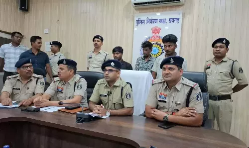 लूटपाट गैंग का भंडाफोड़, रेलवे स्टेशन रोड में वारदात को दिया था अंजाम