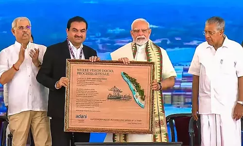 PM Modi ने तिरुवनंतपुरम में विलिंजम अंतर्राष्ट्रीय बंदरगाह का उद्घाटन किया