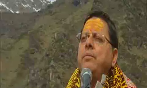 CM धामी ने भंडारा बांटा, केदारनाथ में पूजा-अर्चना की
