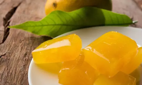 Mango Jelly  सिर्फ 10 मिनट में तैयार करें टेस्टी मिठाई