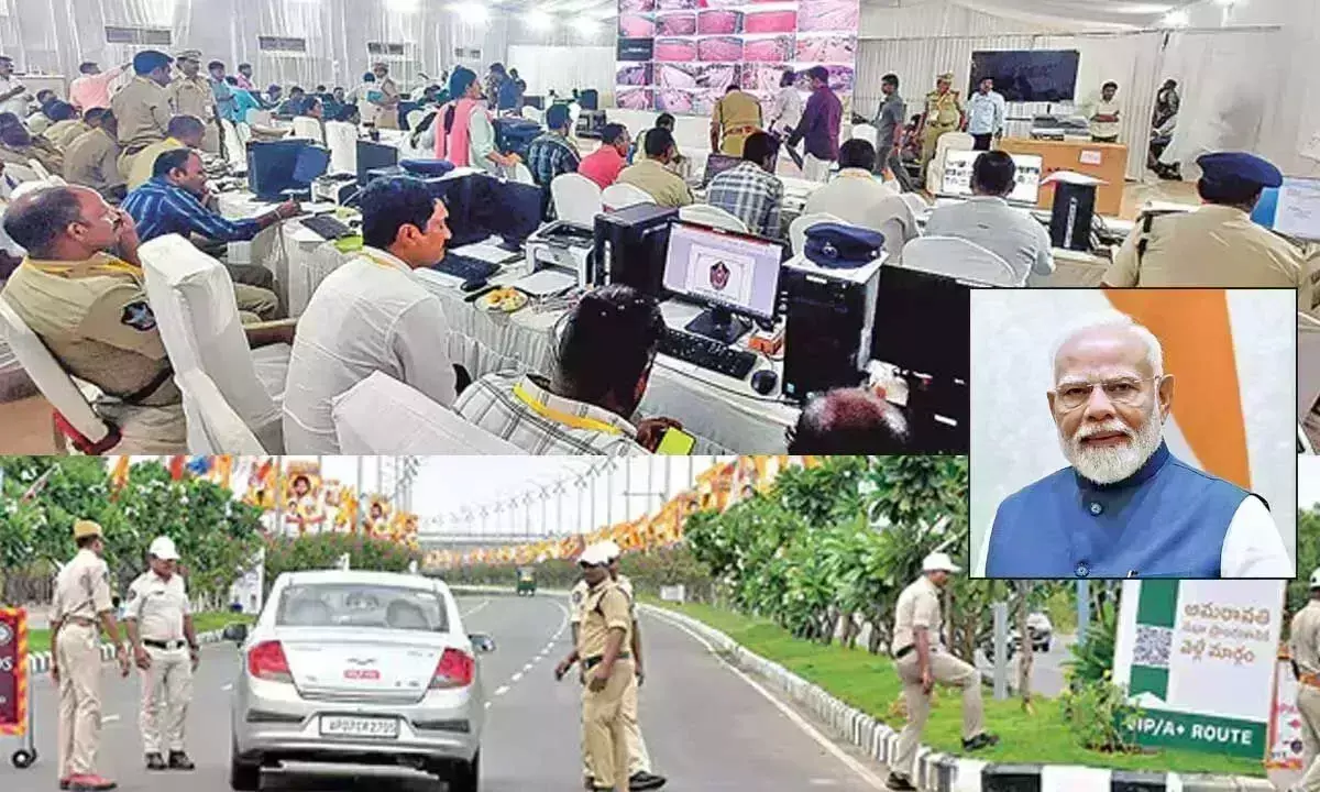 Andhra: मोदी की यात्रा से पहले कड़ी सुरक्षा के बीच नो-फ्लाई ज़ोन लागू