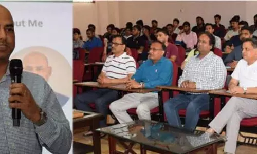 प्रसिद्ध वास्तुकार अमित सक्सेना ने SMVDU में विशेषज्ञ व्याख्यान दिया