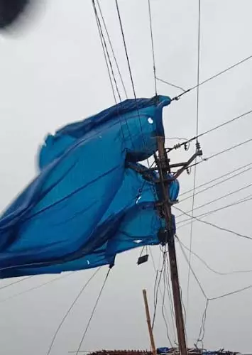 आंधी-तूफान में 1 हजार से अधिक बिजली खंभे और 1217 लाइनें हुई क्षतिग्रस्त आंधी-तूफान में 1 हजार से अधिक बिजली खंभे और 1217 लाइनें हुई क्षतिग्रस्त