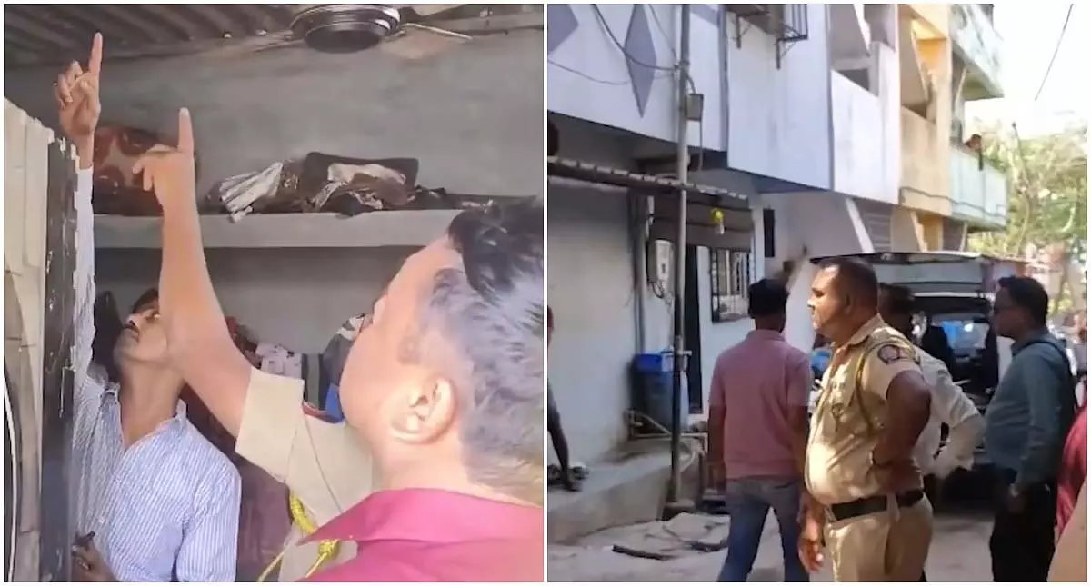 Thane : भिवंडी में महिला और उसकी 3 बेटियां घर में लटकी मिली Thane : भिवंडी में महिला और उसकी 3 बेटियां घर में लटकी मिली
