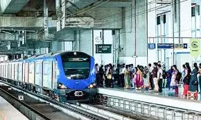 Chennai Metro: अप्रैल में 87.59 लाख यात्रियों ने यात्रा की Chennai Metro: अप्रैल में 87.59 लाख यात्रियों ने यात्रा की