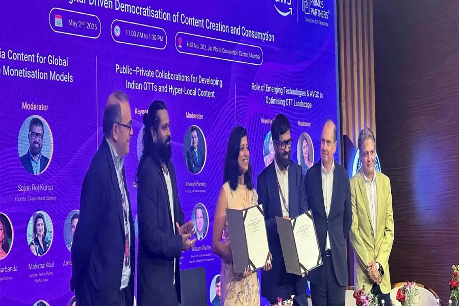 आंध्र प्रदेश ने भारत का पहला ट्रांसमीडिया एंटरटेनमेंट सिटी स्थापित करने के लिए CLA के साथ साझेदारी की आंध्र प्रदेश ने भारत का पहला ट्रांसमीडिया एंटरटेनमेंट सिटी स्थापित करने के लिए CLA के साथ साझेदारी की