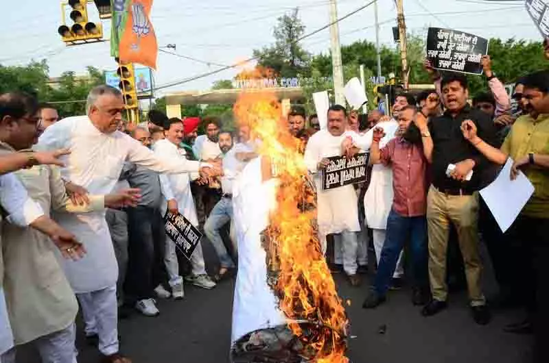 हरियाणा को पानी देने के मामले में आप ने झूठ बोला: BJP हरियाणा को पानी देने के मामले में आप ने झूठ बोला: BJP