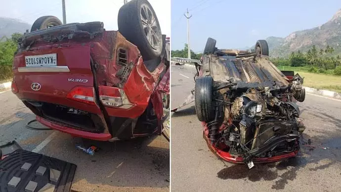 Road accident: तिरुपति जा रहे बेंगलुरु के एक परिवार के दो लोगों की मौत, चार घायल Road accident: तिरुपति जा रहे बेंगलुरु के एक परिवार के दो लोगों की मौत, चार घायल