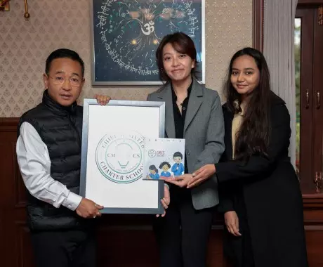 Sikkim : कैटालिटिक चार्टर एजुकेशन फाउंडेशन टीम से मुलाकात की Sikkim : कैटालिटिक चार्टर एजुकेशन फाउंडेशन टीम से मुलाकात की