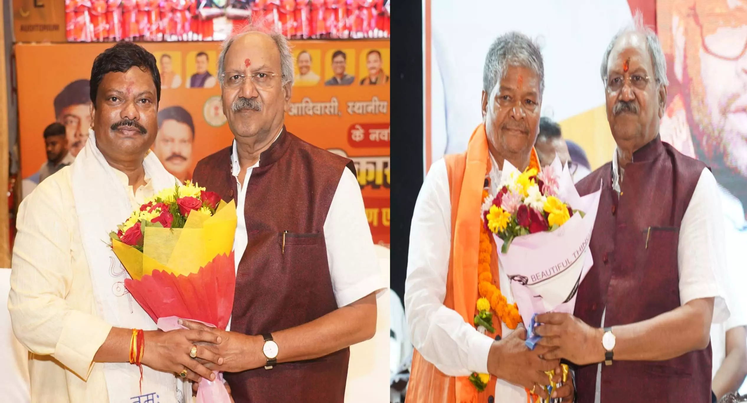 विकास मरकाम और प्रहलाद रजक ने संभाला पदभार, बृजमोहन अग्रवाल ने दी बधाई विकास मरकाम और प्रहलाद रजक ने संभाला पदभार, बृजमोहन अग्रवाल ने दी बधाई